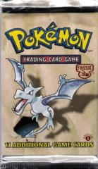 Pokemon Fossil 1st Edition Booster Pack - Aerodactyl Artwork